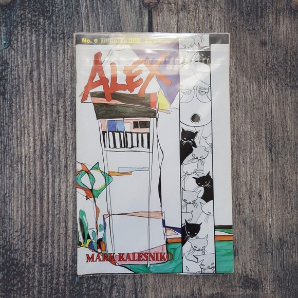 1995 FantaGraphics Alex #6 Very Good Comics Book Mark Kalensiko Cats Graphic - Picture 3 of 3